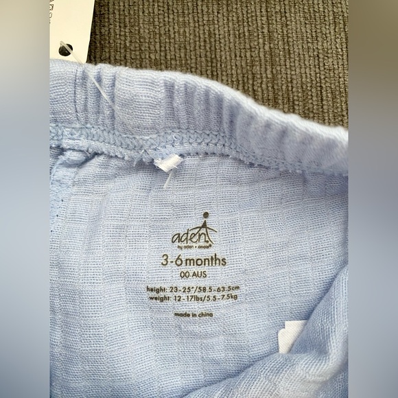 Aden by aden + anais muslin baby pants Size 3-6 months NWT - Picture 2 of 4